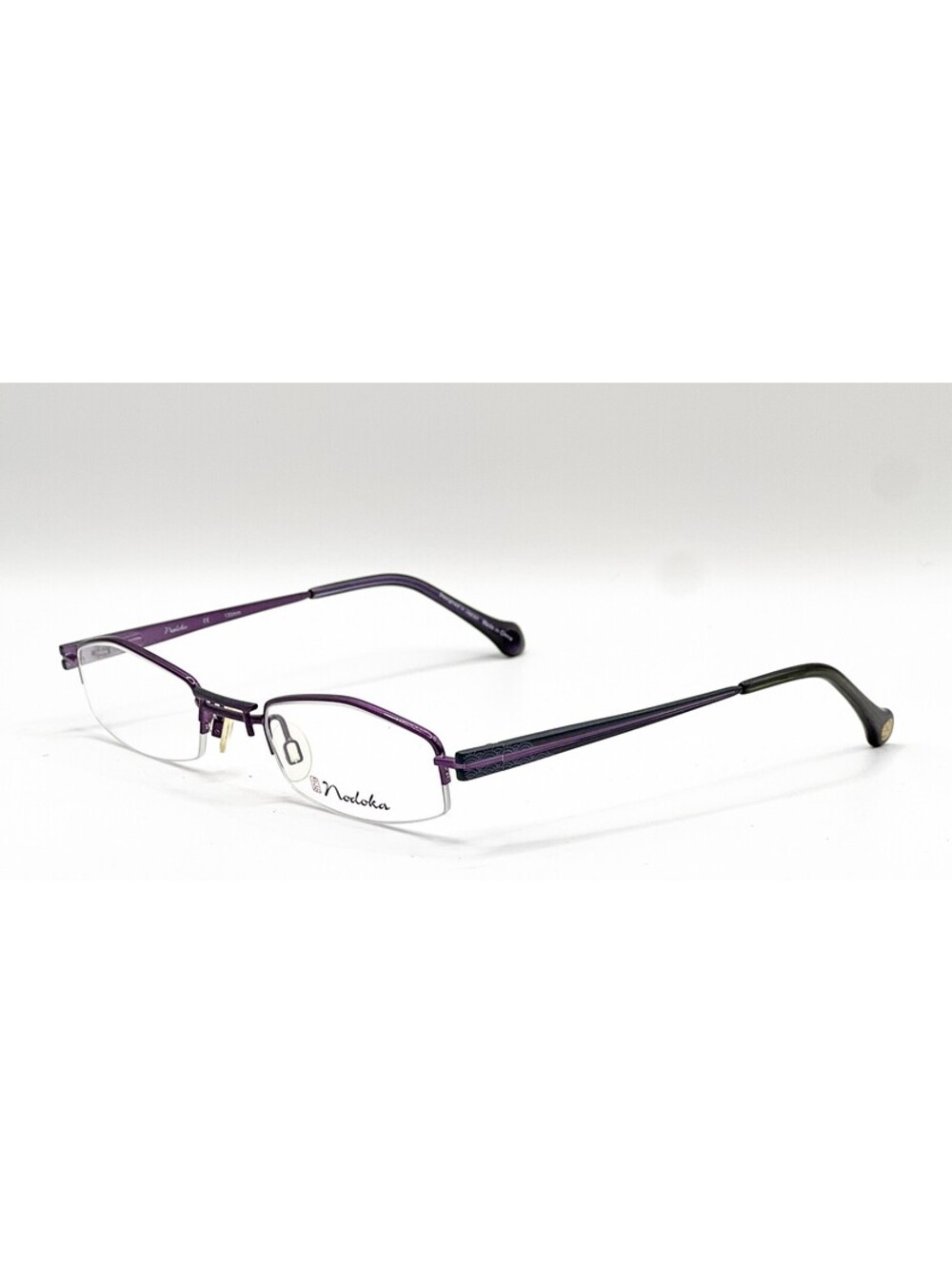 NEW CHARMANT NODOKA ND10125 VO DARK VIOLET AUTHENTIC EYEGLASSES 46-21